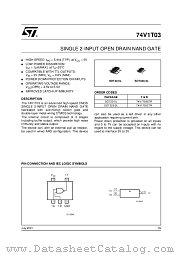 74V1T03STR datasheet pdf ST Microelectronics