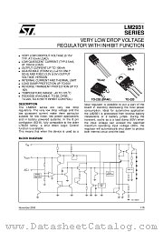 LM2931BZ33 datasheet pdf ST Microelectronics
