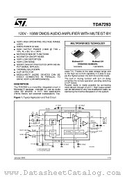TDA7293V datasheet pdf ST Microelectronics