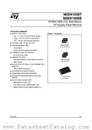 M28W160BT datasheet pdf ST Microelectronics