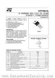 STP7NE10L datasheet pdf ST Microelectronics