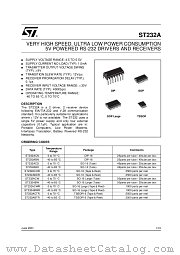 ST232ACWR datasheet pdf ST Microelectronics