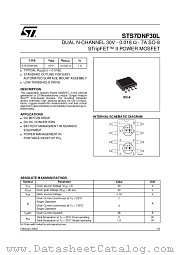 STS7DNF30L datasheet pdf ST Microelectronics