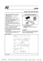 L9339DIE1 datasheet pdf ST Microelectronics