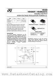VB409 datasheet pdf ST Microelectronics