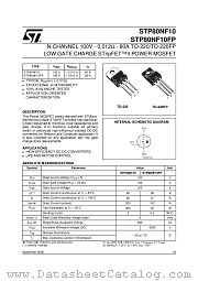 STP80NF10 datasheet pdf ST Microelectronics