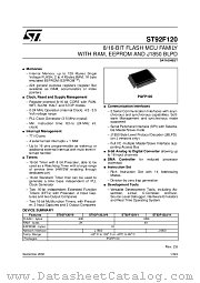 ST92F120 datasheet pdf ST Microelectronics