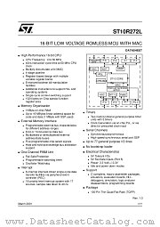 ST10R272LT1/TR datasheet pdf ST Microelectronics