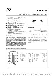 74VHCT139AMTR datasheet pdf ST Microelectronics