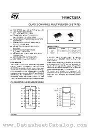 74VHCT257AMTR datasheet pdf ST Microelectronics