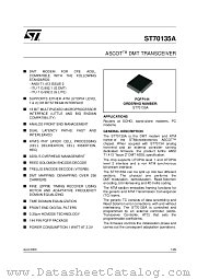 ST70135A datasheet pdf ST Microelectronics