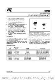 ST485XD datasheet pdf ST Microelectronics