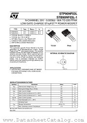 STP90NF03L datasheet pdf ST Microelectronics