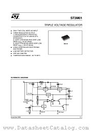 ST3M01DTR datasheet pdf ST Microelectronics