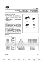 ST3232CD datasheet pdf ST Microelectronics