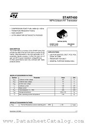 START450 datasheet pdf ST Microelectronics