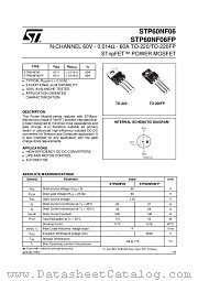 STP60NF06 datasheet pdf ST Microelectronics