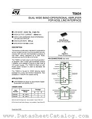 TS634IP datasheet pdf ST Microelectronics