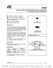 TS635IDW datasheet pdf ST Microelectronics