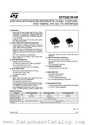 ST72F321AR9 datasheet pdf ST Microelectronics