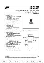 M58MR032D datasheet pdf ST Microelectronics