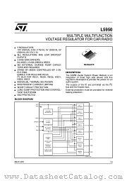 L5950 datasheet pdf ST Microelectronics