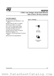 M25P20-V datasheet pdf ST Microelectronics