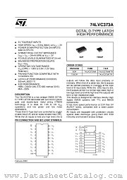 74LVC373ATTR datasheet pdf ST Microelectronics