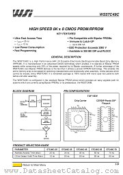 WS57C49C datasheet pdf ST Microelectronics