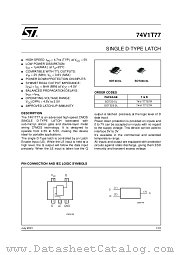 74V1T77STR datasheet pdf ST Microelectronics