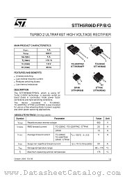 STTH5R06FP datasheet pdf ST Microelectronics