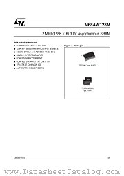 M68AW128M datasheet pdf ST Microelectronics