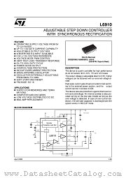 L6910TR datasheet pdf ST Microelectronics