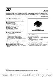 L9805 datasheet pdf ST Microelectronics