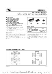 M74HC241TTR datasheet pdf ST Microelectronics