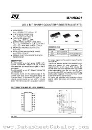 M74HC697M1R datasheet pdf ST Microelectronics