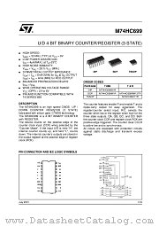 M74HC699TTR datasheet pdf ST Microelectronics