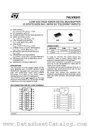 74LVX541M datasheet pdf ST Microelectronics