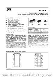 M74HC623B1R datasheet pdf ST Microelectronics
