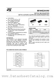 M74HC241HVM1R datasheet pdf ST Microelectronics