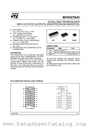 M74HCT643TTR datasheet pdf ST Microelectronics