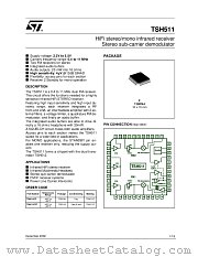 TSH511CFT datasheet pdf ST Microelectronics