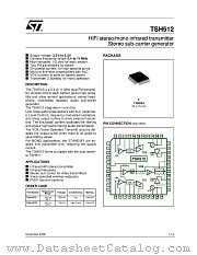 TSH512CFT datasheet pdf ST Microelectronics