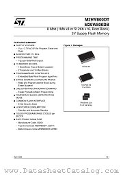 M29W800DB datasheet pdf ST Microelectronics