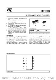 HCF4044BM1 datasheet pdf ST Microelectronics