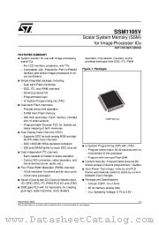 SSM1105 datasheet pdf ST Microelectronics