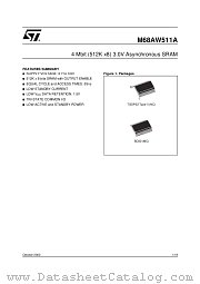 M68AW511A datasheet pdf ST Microelectronics