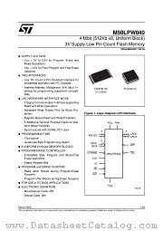 M50LPW040 datasheet pdf ST Microelectronics