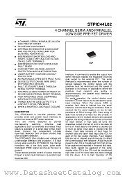 STPIC44L02PTR datasheet pdf ST Microelectronics