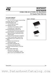 M29F800D datasheet pdf ST Microelectronics